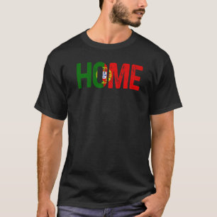 Sportler Lover Funny Portugal Flag Zuhause Portugi T-Shirt