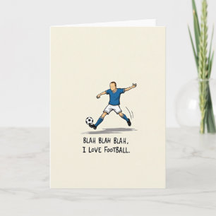 Sportler Vatertag Kunstkarte Karte