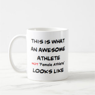 Sportlerin Kaffeetasse