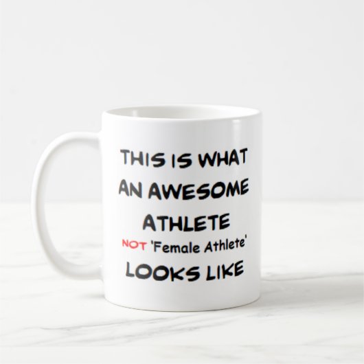 Sportlerin Kaffeetasse (Links)