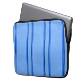 Sportlich Blau Laptopschutzhülle (Vorderseite Links)