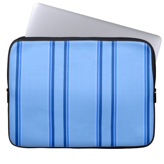 Sportlich Blau Laptopschutzhülle (Vorderseite)