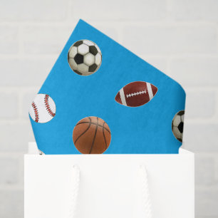 Sportlich gestaltetes Geschenk-Tissue-Papier Seidenpapier