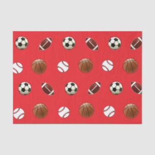 Sportlich gestaltetes Geschenk-Tissue-Papier Seidenpapier