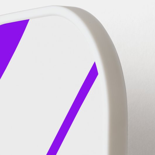 Sportlich weiße Racing Streifen auf hellen, lebhaf Pickleball Schläger (Linke Seite)