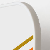 Sportliche, breite, zweifarbige Radstreifen auf We Pickleball Schläger (Linke Seite)