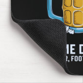 Sportliche Cheers Bier Mousepad (Ecke)