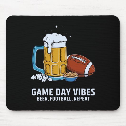 Sportliche Cheers Bier Mousepad (Vorne)