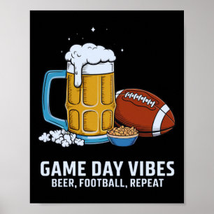Sportliche Cheers Bier Poster