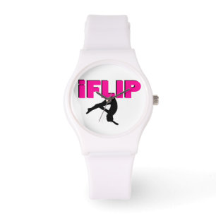 Sportliche das Silikon-Uhr IFlip Gymnastik Frauen Armbanduhr