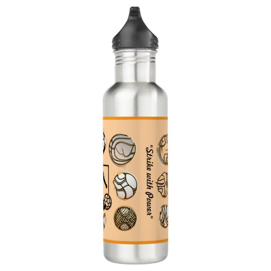 "Sportliche Exzellenz" Edelstahlflasche (Rechts)