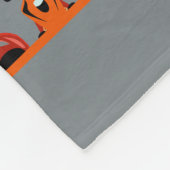 Sportliche, farbenfrohe Rennwagen Kinder Personali Fleecedecke (Ecke)