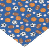 Sportliche Geburtstagsparty Kinder Niedlich Tischdecke (Schrägansicht)