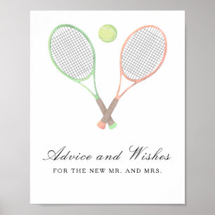 Sportliche Hochzeit - Ratschläge und Wünsche für F Poster