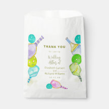 Sportliche Hochzeit Wasserfarben Pickleball Themen