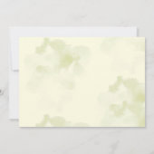 Sportliche Hochzeit Wasserfarben Pickleball Themen Save The Date (Rückseite)