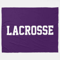 Sportliche kühne weiße LACROSSE-Schrift auf dunkle