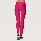 Sportliche Leggings mit farblich angepassten Strei (Rückseite)