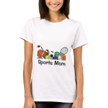 Sportliche Mama Anpassbarer T - Shirt
