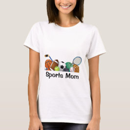 Sportliche Mama Anpassbarer T - Shirt