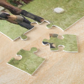 SPORTLICHE PFERDE PUZZLE (Seite)