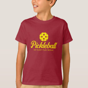 Sportliche Pickleball Kindersport zum Shirt für Ju