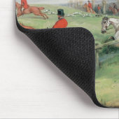 Sportliche Szene, 19. Jahrhundert Mousepad (Ecke)