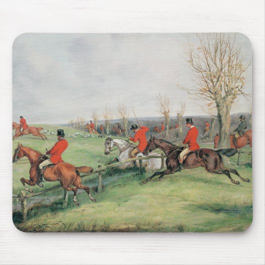 Sportliche Szene, 19. Jahrhundert Mousepad (Vorne)