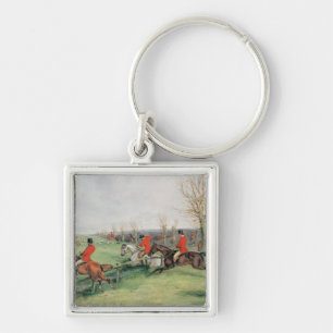 Sportliche Szene, 19. Jahrhundert Schlüsselanhänger