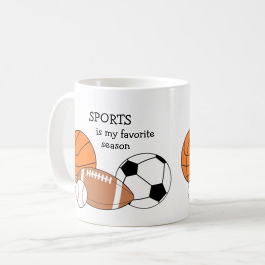 Sportliche Tasse (Vorderseite Links)