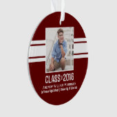 Sportliche Vorbereitungs-Abschluss-Foto-Klasse von Ornament (Vorderseite)