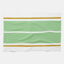 Sportliche weiße, hellgrüne Racing Streifen auf we