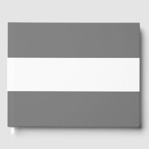 Sportliche, weiße Streifen mit grauem Hintergrund  Gästebuch