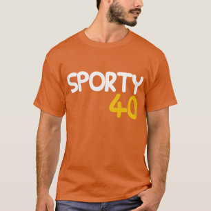 SPORTLICHER 40 Sport inspirierter 40. T-Shirt