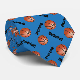 Sportlicher blauer Basketball des Hintergrund-  Krawatte