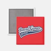 Sportlicher Brettspielermagnet Magnet (Vorderseite/Rückseite)