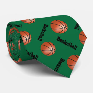 Sportlicher dunkelgrüner Basketball des Krawatte