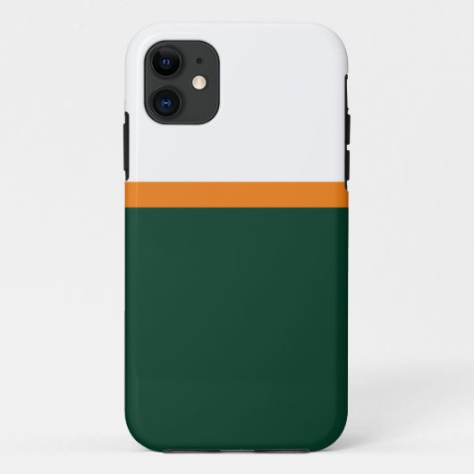 Sportlicher, feiner, grün-gelber Farbblock Case-Mate iPhone Hülle (Rückseite)