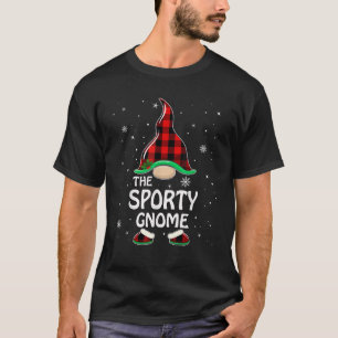 Sportlicher Gnom Büffel Kariert Passende Familienw T-Shirt