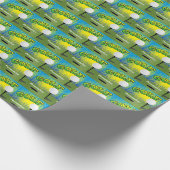 Sportlicher Golf-Entwurf Geschenkpapier (Ecke)