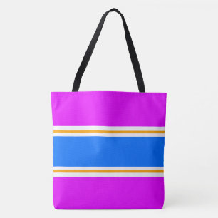 Sportlicher Spaß Helles Rosa Blau Orange Weiße Str Tasche