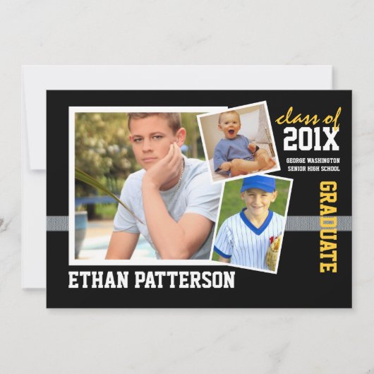 Sportliches 3 einladung (Vorderseite)