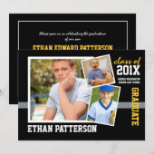 Sportliches 3 einladung (Vorne/Hinten)