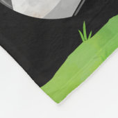 Sportliches Gruppen-Name-Schwarzes Fleecedecke (Ecke)