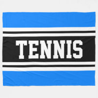 Sportliches Hellblau-Schwarz-TENNIS-Rennstreifen