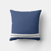 Sportliches Monogramm-neugeborener Kissen (Rückseite)