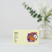 Sportliebhaber Visitenkarten Visitenkarte (Stehend Vorderseite)