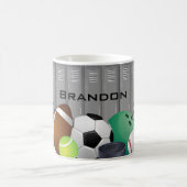 Sportlocker Zimmer Design Tasse Kaffee (Mittel)