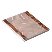 Sportmännerfußball Notizblock (angewinkelt)