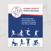 Sportmassage Flyer (Vorne)